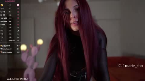 Marie online show from 01/17/26, 07:28