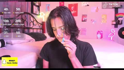 Snapshot of aaron_darkus chatting on 12/15/25, 12:42 Aaron online show from 12/15/25, 12:42