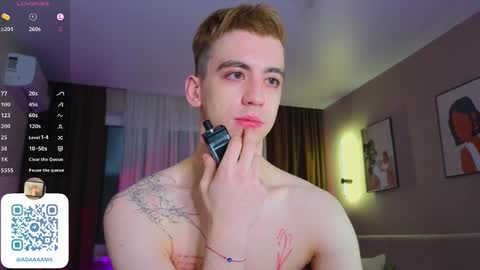 Hi Im Adam Glad to see u here 3 And its my first day online show from 01/08/25, 12:17