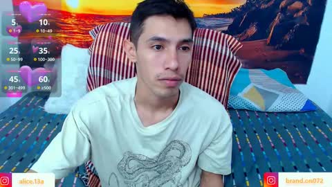 Snapshot of alicia_and_brandon chatting on 01/22/25, 08:06 CATALINA Y ANDRES online show from 01/22/25, 08:06