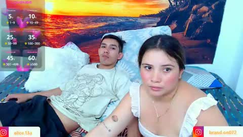 Snapshot of alicia_and_brandon chatting on 01/22/25, 11:10 CATALINA Y ANDRES online show from 01/22/25, 11:10
