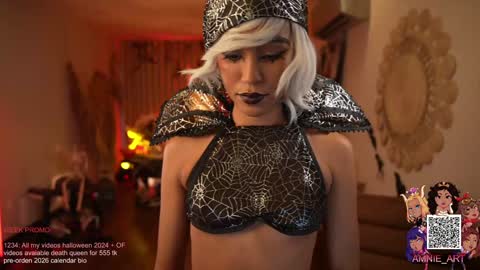 Snapshot of amnie_ chatting on 10/28/25, 10:12 RETURN 30TH 100 explicit on online show from 10/28/25, 10:12