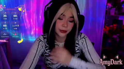 Snapshot of amydark chatting on 09/18/25, 12:01 Amy online show from 09/18/25, 12:01