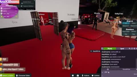 AnaX3Dreams online show from 02/15/25, 09:15