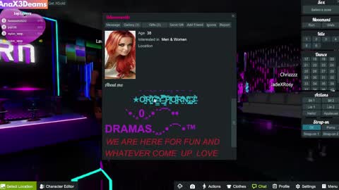 AnaX3Dreams online show from 02/16/25, 01:36