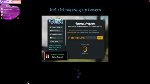 AnaX3Dreams online show from 02/21/25, 03:45