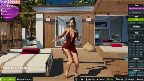 AnaX3Dreams online show from 02/26/25, 02:36