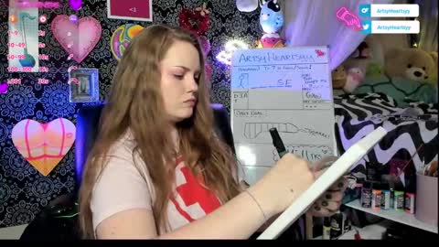 ArtsyHeartsyy online show from 02/06/25, 06:08