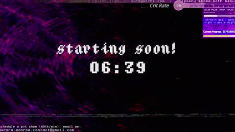 Snapshot of auragotchi chatting on 01/27/25, 04:09 Aurora Aura online show from 01/27/25, 04:09