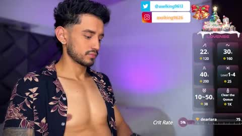 Snapshot of axelking13 chatting on 12/26/24, 10:31 Axel King online show from 12/26/24, 10:31