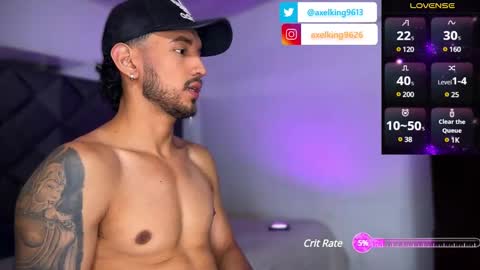 Snapshot of axelking13 chatting on 01/25/25, 09:14 Axel King online show from 01/25/25, 09:14