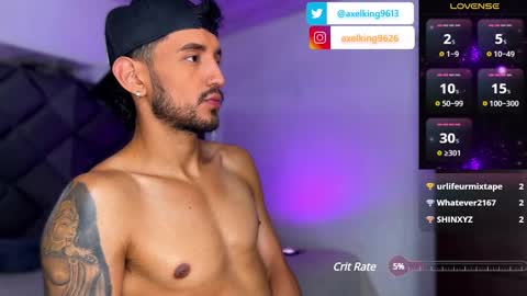 Snapshot of axelking13 chatting on 02/13/25, 02:34 Axel King online show from 02/13/25, 02:34