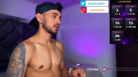 Snapshot of axelking13 chatting on 03/01/25, 10:10 Axel King online show from 03/01/25, 10:10