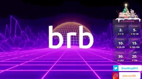 Snapshot of axelking13 chatting on 12/16/25, 03:50 Axel King online show from 12/16/25, 03:50