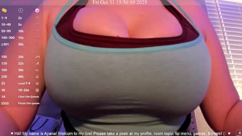 Ayana Delatorre online show from 10/31/25, 10:55