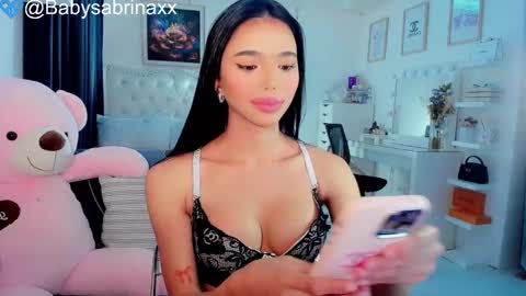 Snapshot of babysabrinaxx chatting on 02/23/25, 07:49 babysabrinaxx online show from 02/23/25, 07:49