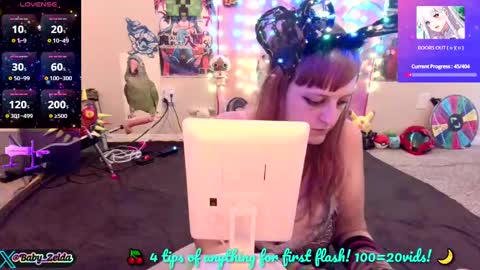 BabyZelda online show from 09/23/25, 10:02