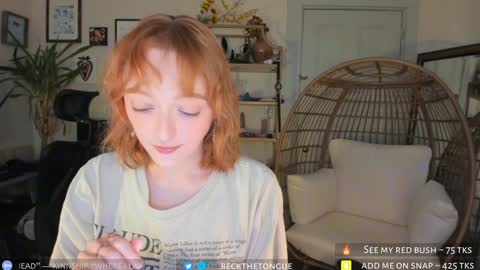 Snapshot of beckthetongue chatting on 01/25/25, 09:25 Beck the tongue online show from 01/25/25, 09:25