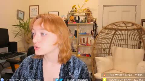 Snapshot of beckthetongue chatting on 02/11/25, 03:29 Beck the tongue online show from 02/11/25, 03:29
