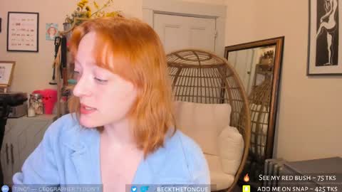 Snapshot of beckthetongue chatting on 02/14/25, 03:33 Beck the tongue online show from 02/14/25, 03:33