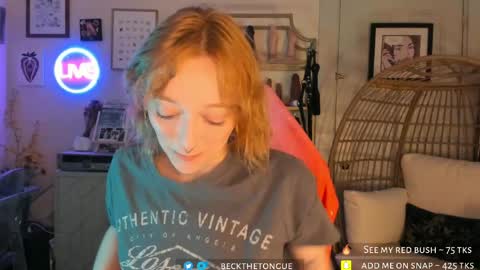 Snapshot of beckthetongue chatting on 05/23/26, 02:17 Beck the tongue online show from 05/23/26, 02:17