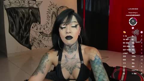 Snapshot of beelzebosss chatting on 12/23/24, 10:55 Daniela ur fav living dead girl online show from 12/23/24, 10:55