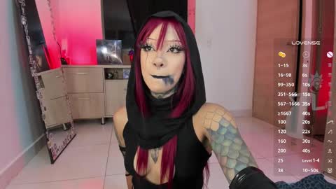 Snapshot of beelzebosss chatting on 12/15/25, 11:20 Daniela ur fav living dead girl online show from 12/15/25, 11:20