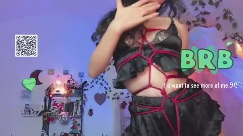 Snapshot of blushing_nymph chatting on 05/16/26, 12:29 Im Nym Justa nymph on twitter and IG online show from 05/16/26, 12:29