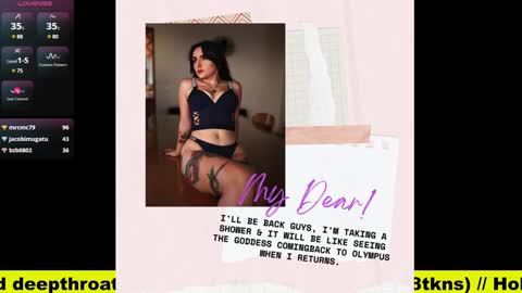 Snapshot of bonny_petite chatting on 01/26/25, 09:40 Vicky online show from 01/26/25, 09:40