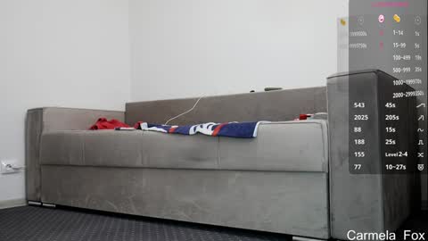 Snapshot of carmela_fox chatting on 01/15/26, 07:46 Carmela online show from 01/15/26, 07:46