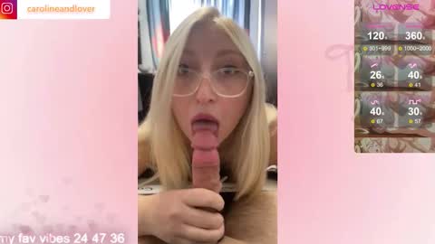 Caroline and Lover online show from 11/14/25, 09:52