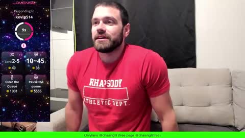 Snapshot of chasemason20 chatting on 02/21/25, 10:48 Onlyfans chasingfit Instagram the arguer Twitter chasingfitOF online show from 02/21/25, 10:48