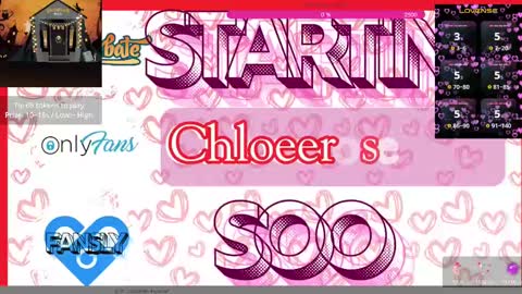 ChloeeRose online show from 09/12/25, 05:40