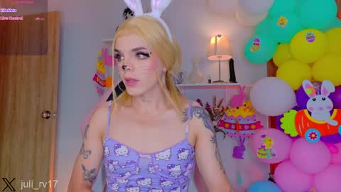 juli   Instagram july rv17 - Twitter juli rv17     online show from 04/05/26, 12:57