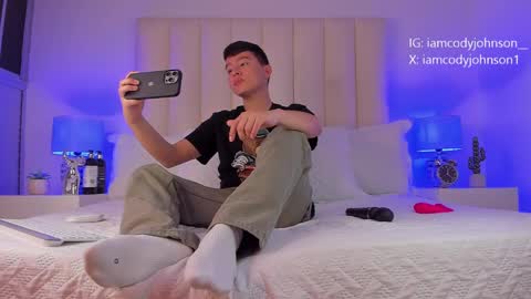 Snapshot of cody_johnsonn_ chatting on 01/09/25, 08:01 CODY online show from 01/09/25, 08:01