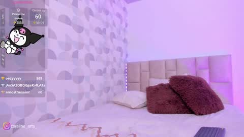 Snapshot of coraline_arts chatting on 12/12/24, 09:58 Cora online show from 12/12/24, 09:58