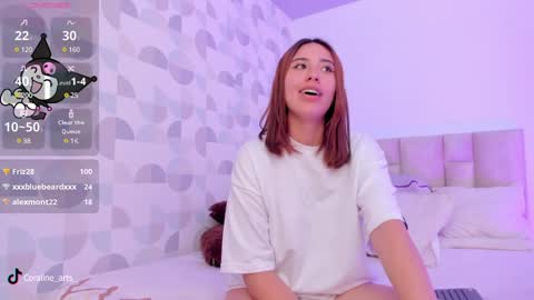 Snapshot of coraline_arts chatting on 01/07/25, 10:30 Cora online show from 01/07/25, 10:30