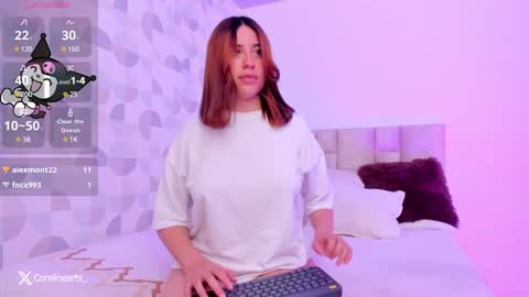 Snapshot of coraline_arts chatting on 02/03/25, 07:52 Cora online show from 02/03/25, 07:52