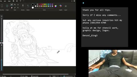 Denzel King3 online show from 10/22/25, 09:47