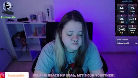 Snapshot of destroyall420 chatting on 01/19/25, 09:13 Lola Bdsm and fries online show from 01/19/25, 09:13