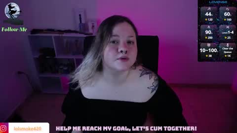 Snapshot of destroyall420 chatting on 02/16/25, 02:09 Lola Bdsm and fries online show from 02/16/25, 02:09