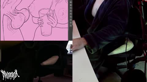 Snapshot of drenchedart chatting on 02/26/25, 06:43 Drenched online show from 02/26/25, 06:43