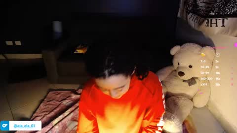 Snapshot of ela_0 chatting on 12/24/24, 10:01 Ela  Help me reach 100 thumbs up online show from 12/24/24, 10:01