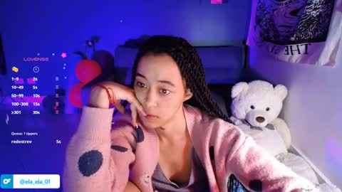Snapshot of ela_0 chatting on 01/09/25, 04:41 Ela  Help me reach 100 thumbs up online show from 01/09/25, 04:41