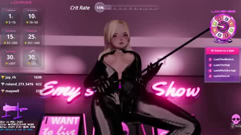 Snapshot of emyliveshow chatting on 03/04/25, 08:24 Hentai Hostess Club online show from 03/04/25, 08:24