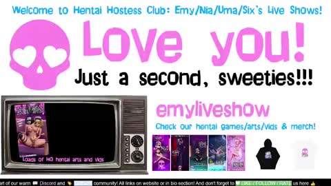 Snapshot of emyliveshow chatting on 03/12/25, 05:24 Hentai Hostess Club online show from 03/12/25, 05:24