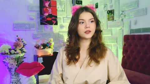 Snapshot of evathopson chatting on 02/14/25, 12:03 Eva  next stream -  - 1600 UTC2000  online show from 02/14/25, 12:03