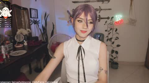 Snapshot of fairywhore chatting on 01/03/25, 03:05 Jackie Cosplayer online show from 01/03/25, 03:05
