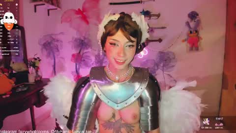 Snapshot of fairywhore chatting on 02/15/25, 07:06 Jackie Cosplayer online show from 02/15/25, 07:06