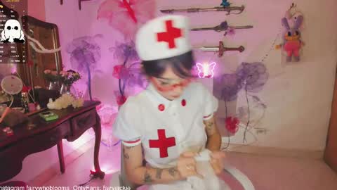 Snapshot of fairywhore chatting on 02/17/25, 04:09 Jackie Cosplayer online show from 02/17/25, 04:09
